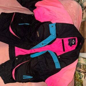 Columbia Kids Raincoat in Pink and Blue